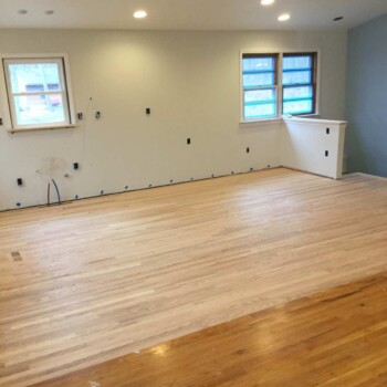 Red Oak Install With Dark Stain