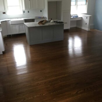Red Oak Install With Dark Stain