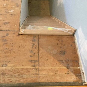 Red Oak Install With Dark Stain