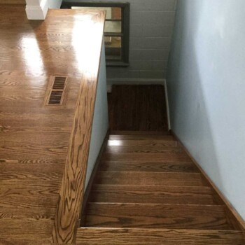 Red Oak Install With Dark Stain