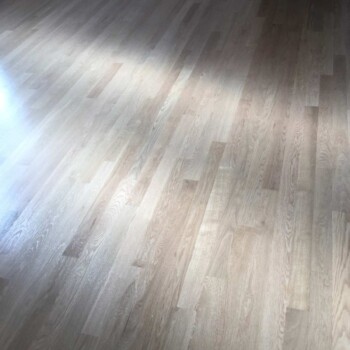 White Oak Install With Gold Seal